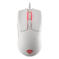 Mysz dla graczy Genesis Krypton 750 lekka 8000 DPI PAW3333 RGB Biała gamingowa