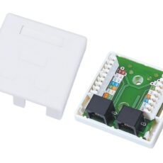 ALANTEC Gniazdo natynkowe UTP kat.5e 2xRJ45
