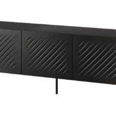 Szafka RTV SIENA 150,5x40x60 czarny mat