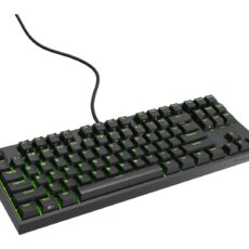 KLAWIATURA DLA GRACZY GENESIS THOR 404 TKL US PODŚWIETLENIE RGB MECHANICZNA CZARNA KAILH BOX BROWN