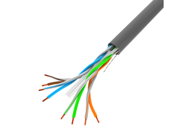 LANBERG KABEL LAN UTP 1GB/S 305M DRUT CCA SZARY - obrazek 2