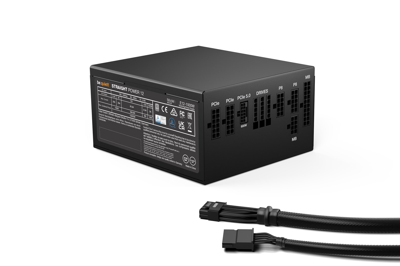 ZASILACZ BEQUIET! STRAIGHT POWER 12 1000W - obrazek 2