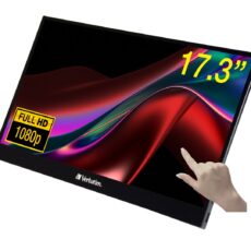 Verbatim 49593 monitor komputerowy 43,9 cm (17.3") 1920 x 1080 px Full HD LCD Ekran dotykowy Czarny
