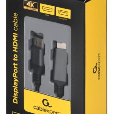 GEMBIRD KABEL DISPLAYPORT M -> HDMI M/M 4K, 1.8M