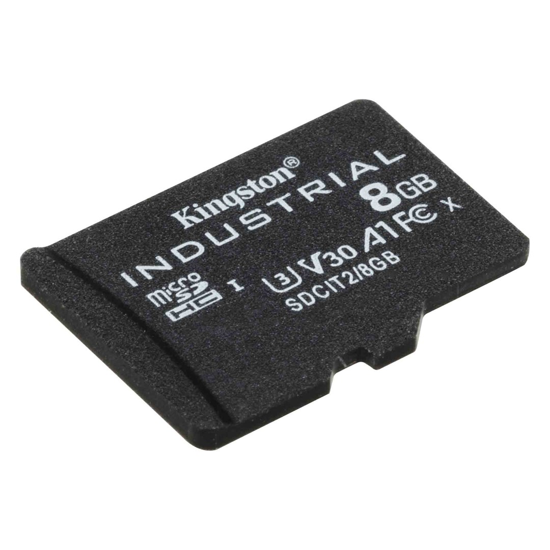 KINGSTON microSDHC 8GB Industrial C10 A1 pSLC Card - obrazek 2