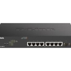 D-Link DGS-1100-10MPV2 Zarządzany L2 Gigabit Ethernet (10/100/1000) Obsługa PoE 1U Czarny