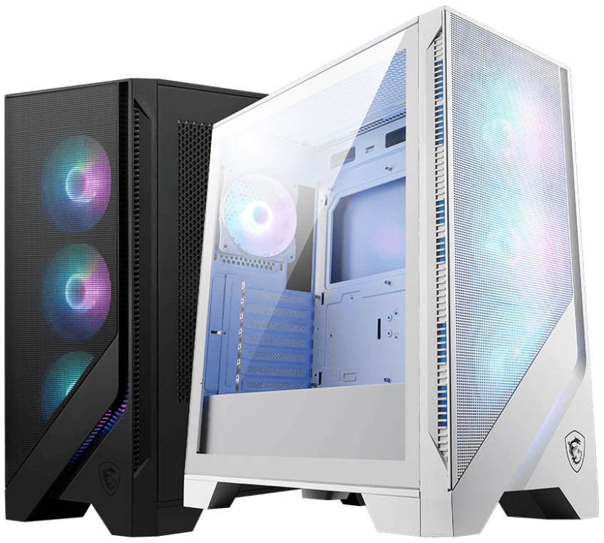 Obudowa MSI MAG FORGE 320R WHITE AIRFLOW - obrazek 2