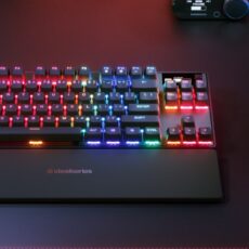 SteelSeries Klawiatura Gaming Apex Pro TKL Gen 3 US Layout Bluetooth Czarna 2.4 GHz / Bluetooth/ Wired OmniPoint 3.0 Adjustable HyperMagnetic Switches Wireless connection