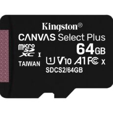 Karta pamięci Kingston Canvas Select Plus SDCS2/64GBSP (64GB; Class 10, Class A1; Karta pamięci)