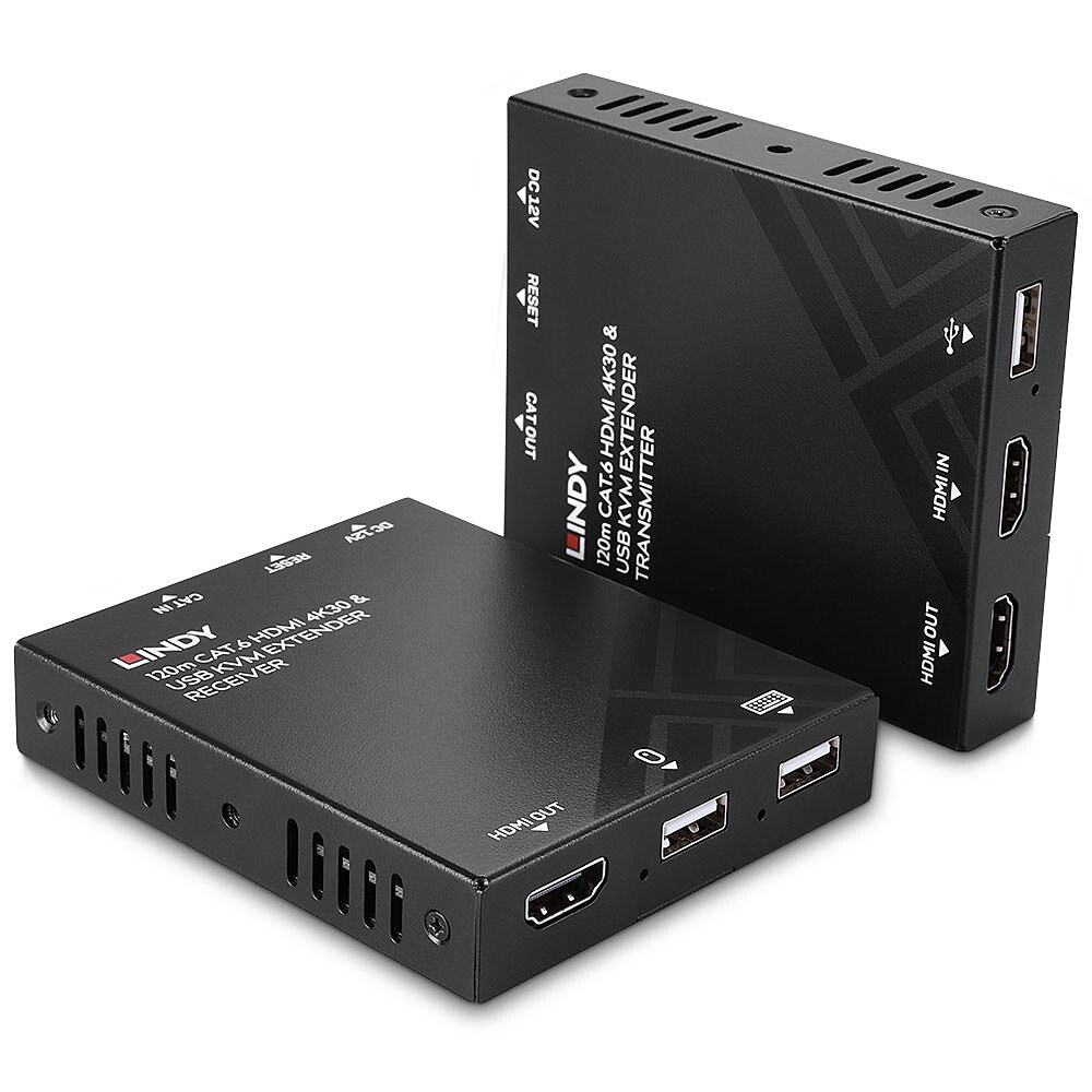 Lindy 39381 przedłużacz KVM Nadajnik i odbiornik - obrazek 2