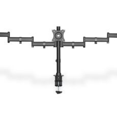 Stojak biurkowy potrójny (zacisk) 3xLCD max. 27"max. 8kg uchylno-obrotowy 360° (PIVOT)