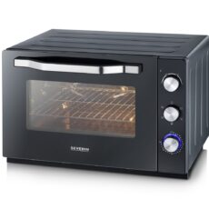 SEVERIN MINI PIEKARNIK, TERMOOBIEG, ZAKRES TEMP. 100°C-230°C, RUSZT, BLACHA, ROŻEN, TACA, TIMER, 60 L, MOC 2200W TO2073