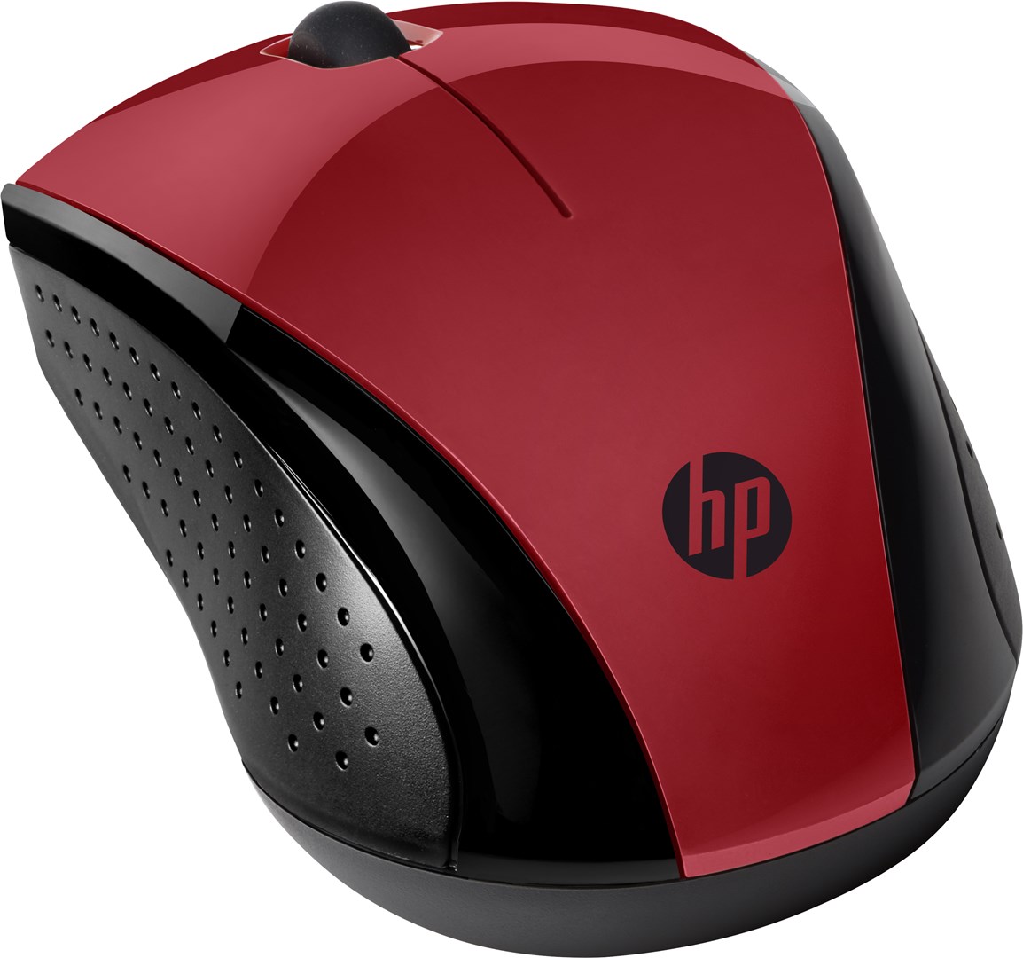 Mysz HP Wireless Mouse 220 Sunset Red bezprzewodowa czerwona 7KX10AA - obrazek 2