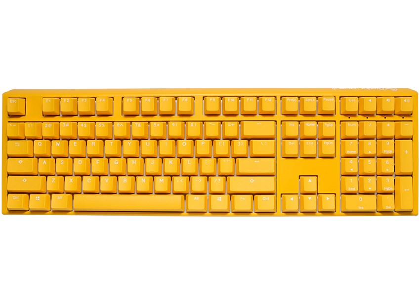 Klawiatura Ducky One 3 Gaming USB QWERTY angielski żółty