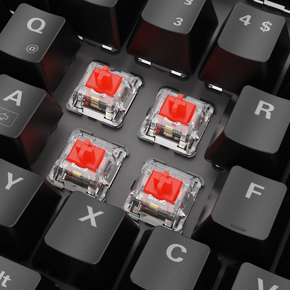 Klawiatura mechaniczna SKILLER SGK20 BLACK SWITCH-RED/RGB - obrazek 2