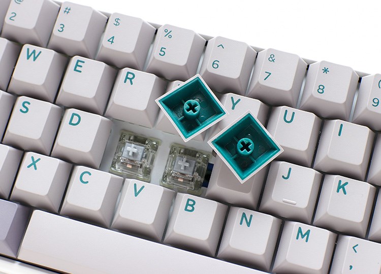 Ducky One 3 Mini klawiatura Gaming USB US English Szary - obrazek 2