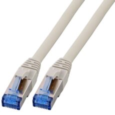 Patchcord SFTP 20m Cat6a Superflex szary na kablu Cat7