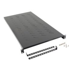 PÓŁKA DO SZAF 19" 1200MM CZARNA LANBERG (1U/483X910MM UDŹWIG DO 25KG, MONTAŻ 4 PUNKTOWY)