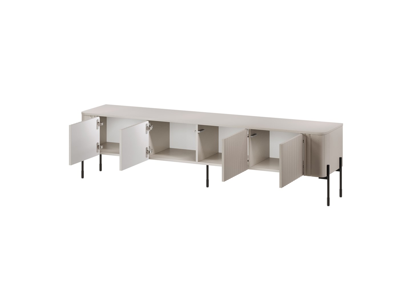 Szafka RTV VERA 190x40x50 kaszmir mat - obrazek 2