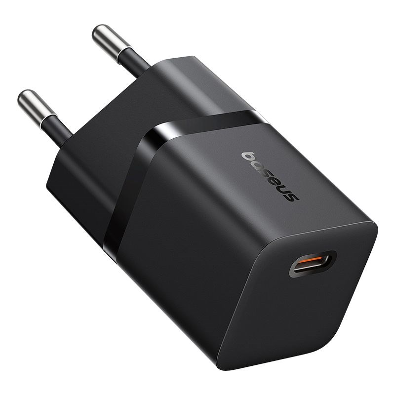 Ładowarka Baseus GaN5mini 1C 25W+kabel USB-C czarny - obrazek 2