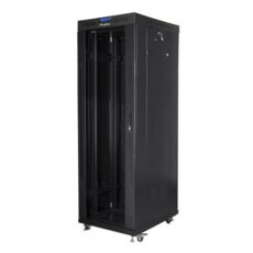 LANBERG SZAFA STOJĄCA RACK 19" 37U 600X800 DRZWI SZKLANE LCD CZARNA FF01-6837-12BL (FLAT PACK)