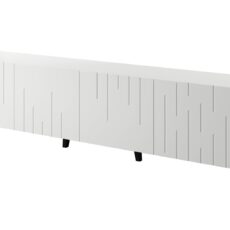 Szafka RTV BARI 200x42x52 biały mat