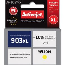 Activejet AH-903YRX Tusz (zamiennik HP 903XL T6M11AE; Premium; 12 ml; żółty)