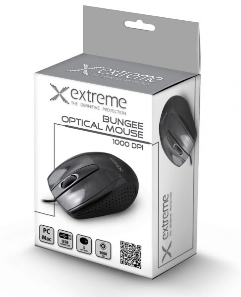 Mysz EXTREME XM110K (optyczna; 1000 DPI; kolor czarny) - obrazek 2