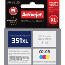 Activejet AH-351RX Tusz (zamiennik HP 351XL CB338EE; Premium; 21 ml; kolor)