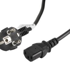 Kabel Lanberg CA-C13C-11CC-0050-BK (C13 / IEC C13 / IEC 320 C13 F - Schuko M; 5m; kolor czarny)
