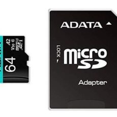 Karta pamięci z adapterem ADATA AUSDX64GUI3V30SA2-RA1 (64GB; Class 10, V30; + adapter)