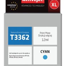 Activejet AE-33CNX Tusz (zamiennik Epson 33XL T3362; Supreme; 12 ml; niebieski)