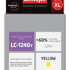 Activejet AB-1240YNX Tusz (zamiennik Brother LC1240Y/1220Y; Supreme; 12 ml; żółty)