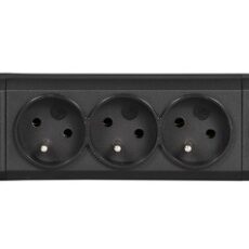 Listwa przeciwprzepięciowa Activejet COMBO 6gn/1,5m/cz (10A; 2300W) 1,5m; kolor czarny
