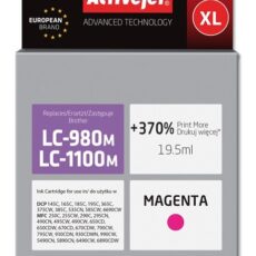 Activejet AB-1100MNX Tusz (zamiennik Brother LC1100M/980M; Supreme; 19,5 ml; czerwony)