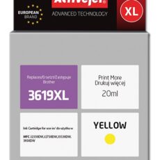 Activejet AB-3619YNX Tusz (zamiennik Brother LC3619Y XL; Supreme; 20 ml; żółty)
