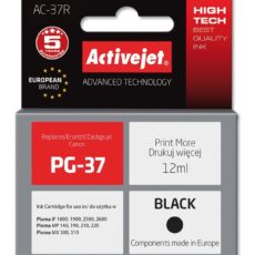 Activejet AC-37R Tusz (zamiennik Canon PG-37; Premium; 12 ml; czarny)