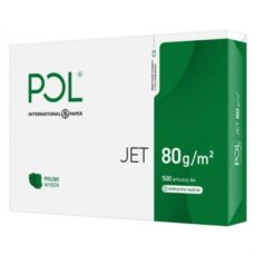 Papier xero ksero biurowy POLJET 9938A80 (A4; 80g/m2; 500 szt. arkuszy; papier biały, matowy)