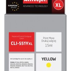 Activejet ACC-551YN Tusz (zamiennik Canon CLI-551Y; Supreme; 15 ml; żółty)