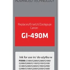 Activejet AC-G490M Tusz (zamiennik Canon GI-490M; Supreme; 70 ml; 7000 stron, czerwony)