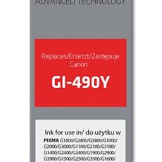Activejet AC-G490Y Tusz (zamiennik Canon GI-490Y; Supreme; 70 ml; 7000 stron, żółty)