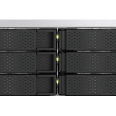 Qnap TS-h1277AXU-RP-R5-16G, 2U, 12 x 3.5" SATA, AMD Ryzen Pro 7645 6/12, 16 GB UDIMM DDR5 non-ECC (max. 128GB ), 2 x 2.5 GbE + 2 x 10GbE, 550W Redundant PSU