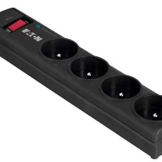 Listwa przeciwprzepięciowa EATON PS4F (4 x UTE; 10 A; kolor czarny)