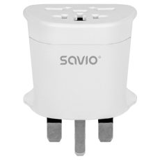 SAVIO ADAPTER PODRÓŻNY GNIAZDO GLOBALNE - WTYK UK AP-05