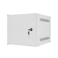 LANBERG SZAFA WISZĄCA RACK 10" 4U 280X310 SZARA, DRZWI METALOWE (FLAT PACK) WF10-2304-00S