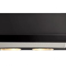 Okap teleskopowy Beko CTB 6250 B (420 m3/h; 600mm; kolor czarny, front czarne szkło)