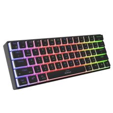 KLAWIATURA DLA GRACZY GENESIS THOR 660 G2 US BLACK BEZPRZEWODOWA RGB MECHANICZNA GATERON RED