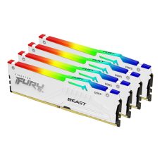 Kingston FURY DDR5 64GB (4x16GB) 5600MHz CL40 Beast White RGB