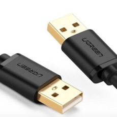 Ugreen kabel USB 2.0 (męski) - USB 2.0 (męski) 2m (czarny)