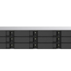 Qnap TS-1273AU-RP-8G, 2U, 12 x 2.5"/3.5" SATA, AMD Ryzen V1500B 4C/8T, 8GB DDR4  (max. 64GB), 2 x 2.5GbE, optional 10GbE, 550W Redundant PSU